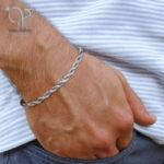 دستبند طنابی استیل اسپرت و یونیسکس مردانه و زنانه کد 1392 - Image 3