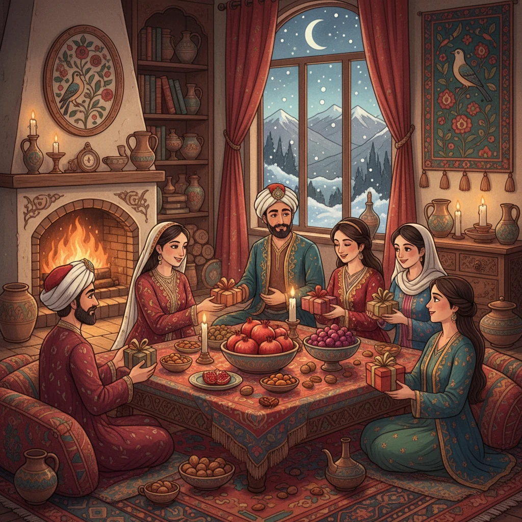 شب یلدا برای عروس چی می‌برن؟ راهنمای کامل سبد یلدایی عروس 1404