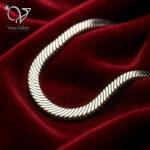 زنجیر نقره مردانه مدل ماری کد 12706 - Image 2