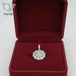 گردنبند نقره زنانه مدل گل کد 12696 - Image 2