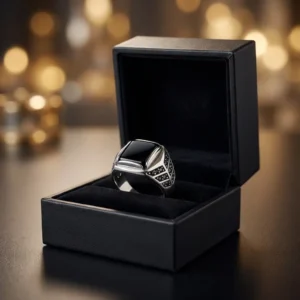 زیباترین انگشتر نقره مردانه | اسپرت، عقیق و فیروزه