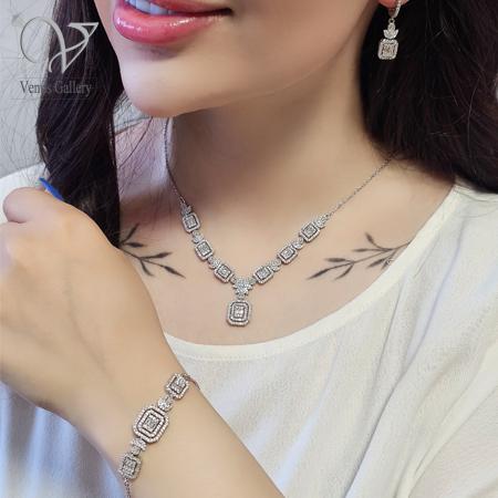 7 سرویس نقره زنانه مدل امرالدکات کد 12683 - Image 1