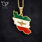 گردنبند ایران فروهر استیل