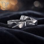 حلقه ست نقره طرح جواهر مناسب ازدواج
